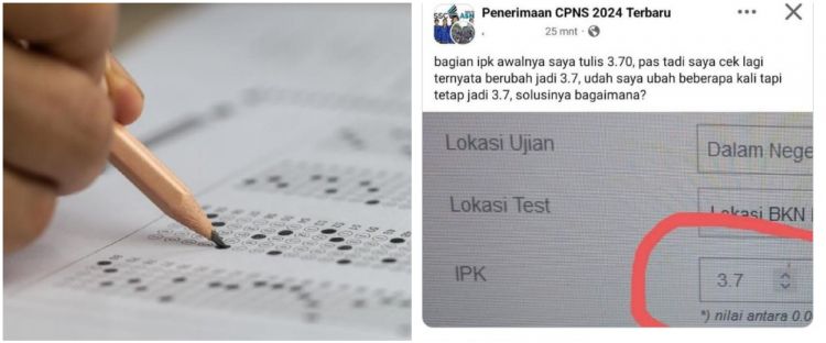 Heboh curhatan peserta CPNS kebingungan input IPK 3,70 malah jadi 3,7 ini bikin geregetan netizen