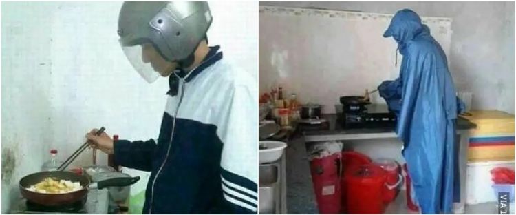 [KUIS] Masak pakai helm atau jas hujan? Pilihanmu ungkap cara unikmu hadapi hidup