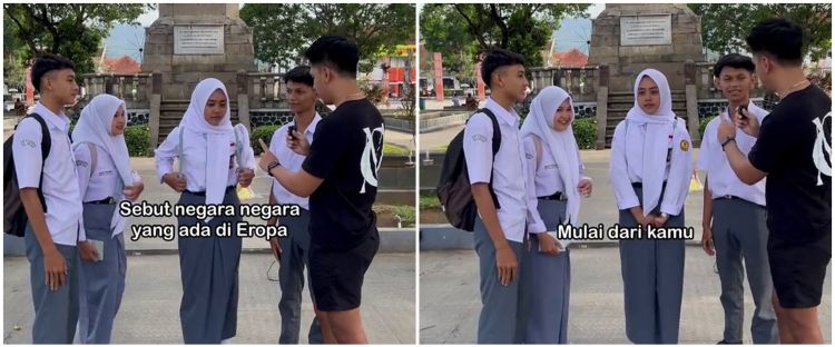 Viral siswa SMA kesusahan sebut nama negara di Eropa, jawabannya bikin garuk kepala