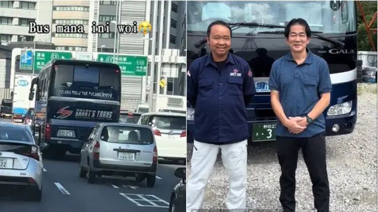 Viral bus di Jepang dengan tulisan bahasa Indonesia pemiliknya orang Batak, ini kisah di baliknya