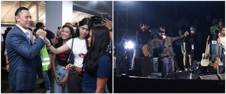 6 Momen Agus Yudhoyono dan putrinya nonton konser Sheila On 7, potretnya bareng Duta bikin salfok