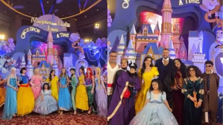 7 Momen pesta ultah anak kedua Tasya Farasya bertema Disney viral, dekorasinya bak Disneyland betulan