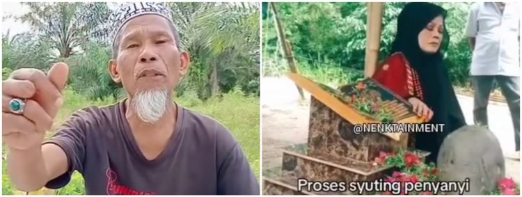 Makam Nia Kurnia Sari korban pembunuhan jadi tempat syuting video klip, sang ayah layangkan protes