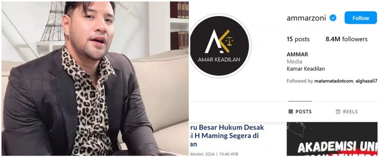 Akun Instagram Ammar Zoni dijual untuk sambung hidup selama di penjara, nominalnya fantastis