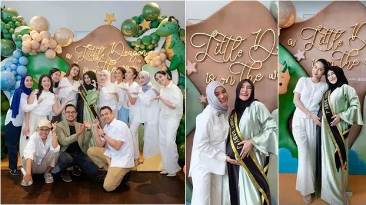 Dapat kejutan dari Nagita Slavina dan Geng Cendol, ini 6 momen baby shower Shandy Purnamasari