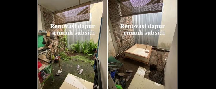 Inspirasi makeover dapur rumah subsidi tema semi outdoor, ini 9 potretnya yang bikin masak jadi nyaman