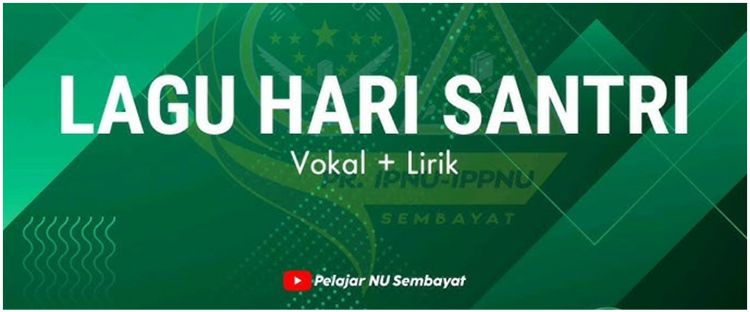 Lirik lagu Mars Hari Santri Nasional