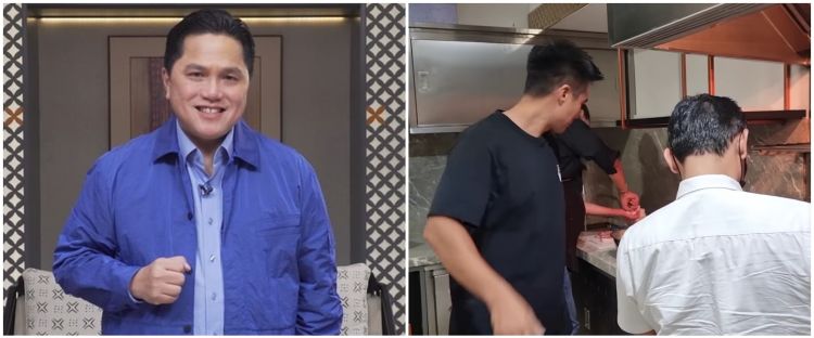 9 Potret dapur mewah Erick Thohir, konsepnya bak restoran bintang 5